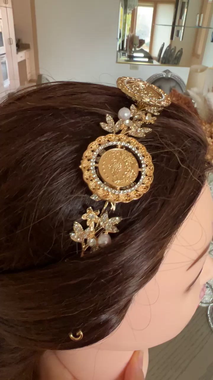 Beitillu three coins Gold Headpiece
