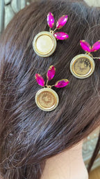 Haneen three piece pink bobby pins