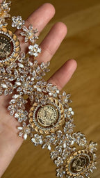 Al-Muzayri'a five coins crystal Gold headpiece