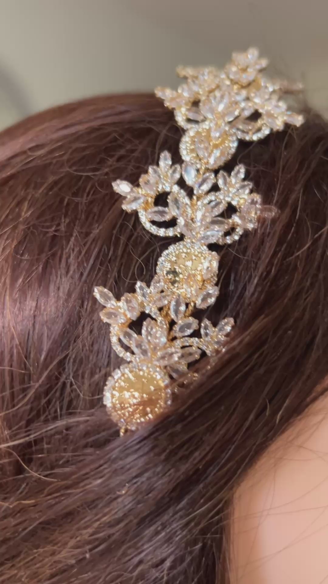 Majdal Shams Zircon and coins headpiece
